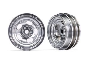 Traxxas - Wheels, 1.0' (satin chrome) (2) (TRX-9869)