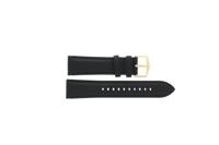 Horlogeband Fossil ME3210 Leder Zwart 22mm