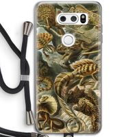 Haeckel Lacertilia: LG V30 Transparant Hoesje met koord