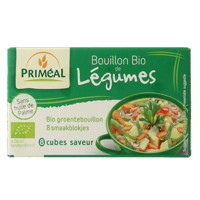 Primeal Groentebouillon blokjes 9 gram bio 8 Stuks