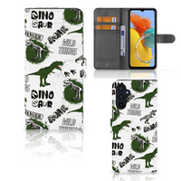Telefoonhoesje met Pasjes voor Samsung Galaxy M14 Dinosaurus - thumbnail