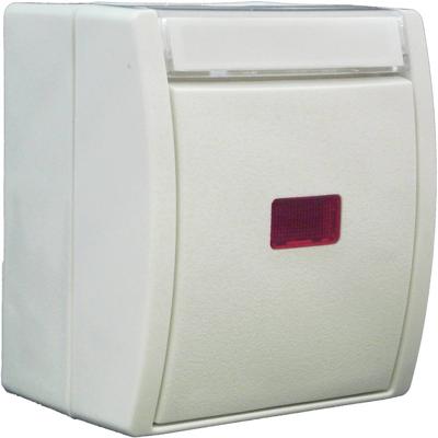 Busch-Jaeger 2601/6 SKW-54 Ocean (opbouw) Wisselschakelaar spatwaterdicht Wit