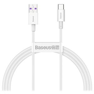 Baseus Superior Serie USB-C Data & Oplaadkabel - 66W, 1m - Wit