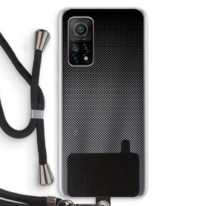 Musketon Halftone: Xiaomi Mi 10T 5G Transparant Hoesje met koord