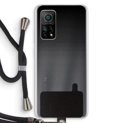 Musketon Halftone: Xiaomi Mi 10T 5G Transparant Hoesje met koord
