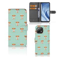 Xiaomi 11 Lite 5G NE | Mi 11 Lite | Telefoonhoesje | Met pasjeshouder | Pups