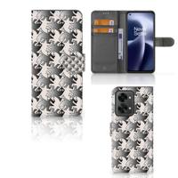 OnePlus Nord 2T | Telefoonhoesje | Met pasjeshouder | Salamander Grey
