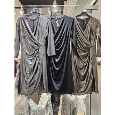 Bluette BV - Grijs | Dames | Jurk | Grijs | One Size | regular | Kamst mode