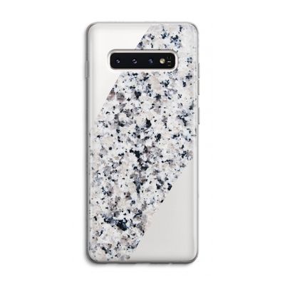 Gespikkelde marmer: Samsung Galaxy S10 4G Transparant Hoesje