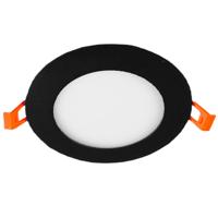 LED panel downlight 6W 3000K incl. driver zwart - LED2610