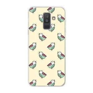 Vogeltjes: Samsung Galaxy A6 Plus (2018) Transparant Hoesje