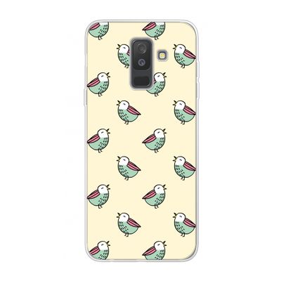Vogeltjes: Samsung Galaxy A6 Plus (2018) Transparant Hoesje
