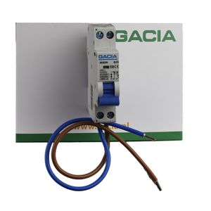 GACIA uitbreidingsset installatieautomaat 25A 1p+n B25 inclusief aansluitdraden