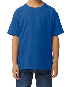 Gildan G65000K Softstyle® Midweight Youth T-Shirt - Royal - M (116/134)