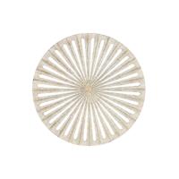 Wanddecoratie Home ESPRIT Wit Gouden Neoklassiek 91 x 3 x 91 cm