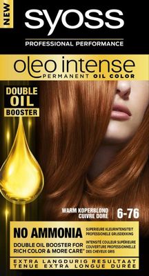 Syoss Color Oleo Intense 6-76 warm koperblond haarverf (1 Set)