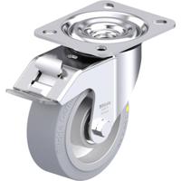 Blickle L-ALEV 100K-FI-SG-AS Plaatstalen zwenkwiel Wieldiameter: 100 mm Draagvermogen (max.): 200 kg 1 stuk(s)
