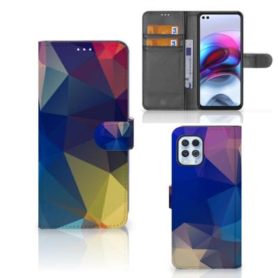 Motorola Moto G100 | Book Case | Polygon Dark