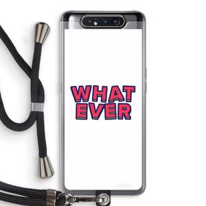 Whatever: Samsung Galaxy A80 Transparant Hoesje met koord