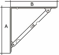 PLANKDRAGER OPVB. 300X300 WIT