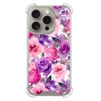 iPhone 15 Pro shockproof hoesje - Rosy blooms