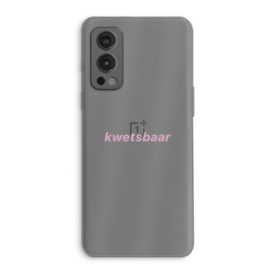 kwetsbaar: OnePlus Nord 2 5G Transparant Hoesje