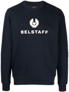 Belstaff sweat à logo imprimé - Bleu