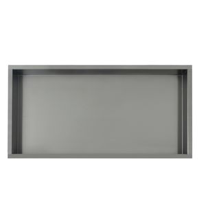 Inbouwnis Sanilux Napo Wand 30x60x7 cm Gunmetal Sanilux