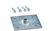 Bevestigings plaatje M24 10,5x10,5 cm Bevestigings plaatje M24 10,5x10,5 cm
