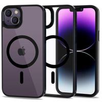iPhone 14 Tech-Protect Magmat Cover - MagSafe-compatibel - Zwart / Doorzichtig - thumbnail