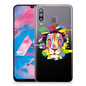 Samsung Galaxy M30 Telefoonhoesje met Naam Lion Color