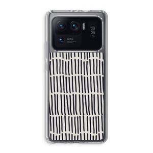 Moroccan stripes: Xiaomi Mi 11 Ultra Transparant Hoesje