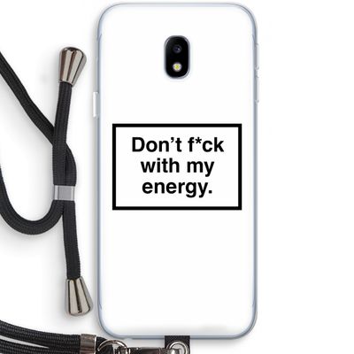 My energy: Samsung Galaxy J3 (2017) Transparant Hoesje met koord