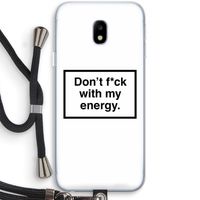 My energy: Samsung Galaxy J3 (2017) Transparant Hoesje met koord