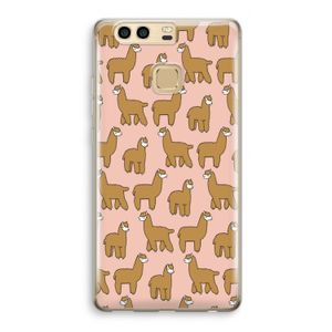 Alpacas: Huawei P9 Transparant Hoesje