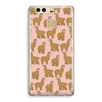 Alpacas: Huawei P9 Transparant Hoesje Alpacas: Huawei P9 Transparant Hoesje