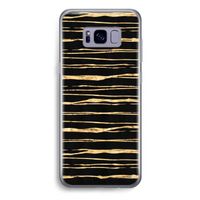 Gouden strepen: Samsung Galaxy S8 Plus Transparant Hoesje