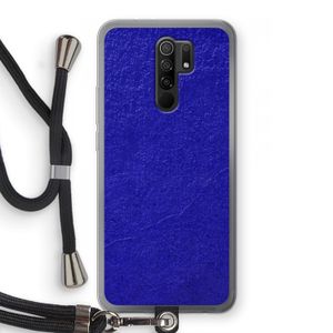 Majorelle Blue: Xiaomi Redmi 9 Transparant Hoesje met koord