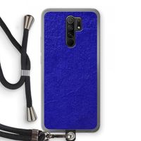 Majorelle Blue: Xiaomi Redmi 9 Transparant Hoesje met koord