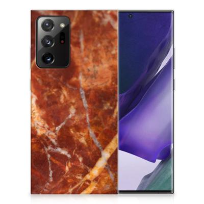 Samsung Galaxy Note20 Ultra | TPU | Siliconen hoesje | Marmer Bruin