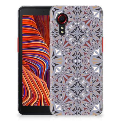 Samsung Galaxy Xcover 5 | TPU | Siliconen hoesje | Flower Tiles