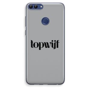 Topwijf Grijs Zwart: Huawei P Smart (2018) Transparant Hoesje