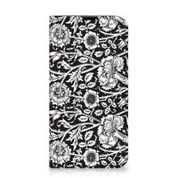 iPhone 13 Pro Smart Cover Black Flowers