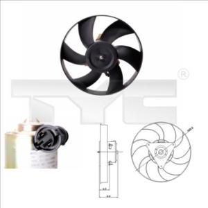 Tyc Ventilatorwiel-motorkoeling 831-0005