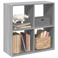 Kamerscherm / boekenkast 69,5x29x69,5 cm hout grijs sonoma
