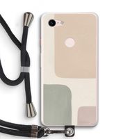 Geo #7: Pixel 3 XL Transparant Hoesje met koord