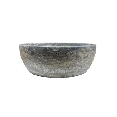 Waskom Sanilux Lucy Marmer Rond Silver Travertin Sanilux