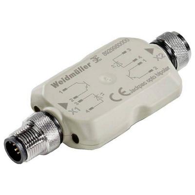 Weidmüller JPO 24VDC 2X0.2A M12S 8929960000 Buskoppeling