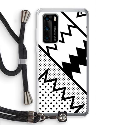 Pop Art #5: Huawei P40 Transparant Hoesje met koord