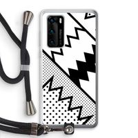 Pop Art #5: Huawei P40 Transparant Hoesje met koord
